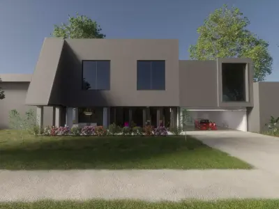 Modern House 3D model 13