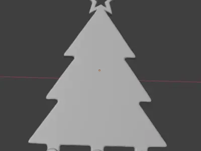 Holiday Key Rack 3D print model