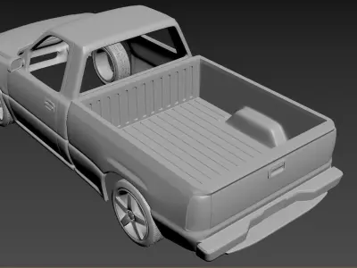 Chevrolet Silverado 2006 Body For Print 3D print model