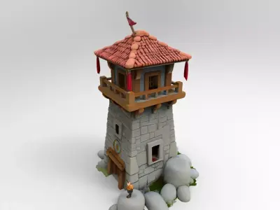medieval monument  3D print model