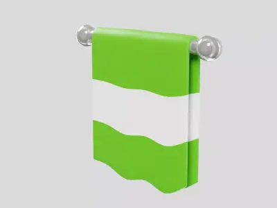 Sports Towel Tennis 3D model