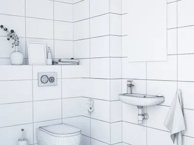 Bathroom 26 3D model