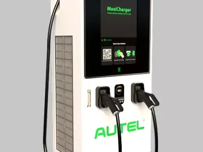 Electric Vehicle Charging Station 3D model