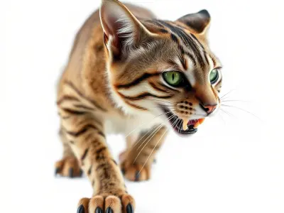 Realistic Wild Cat Model Pack for Animation and Interactive E... Low-poly 3D model