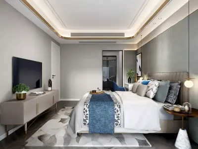 bedroom interior 3D model