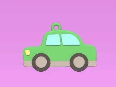 Car Keychain 3D print model