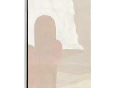 Plaster Two Photo Frame 462 Low-poly 3D model