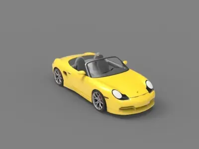 2003 Porsche Boxster 3D model