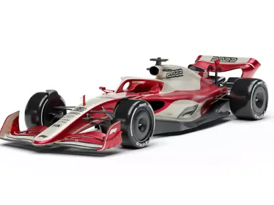 F1 2022 Car Prototype 3D model