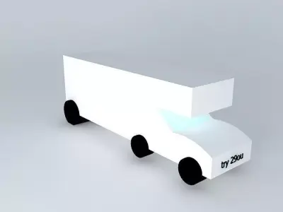 truck toy Free 3D model