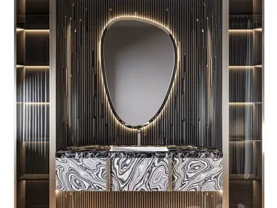 Luxury Bathroom 273 3D model