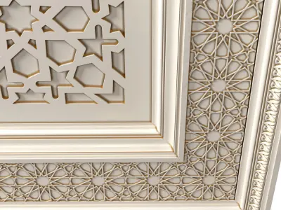 Ceiling in oriental style 3D model
