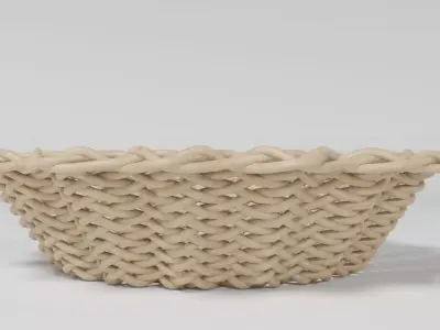 WICKER BASKET14 3D model