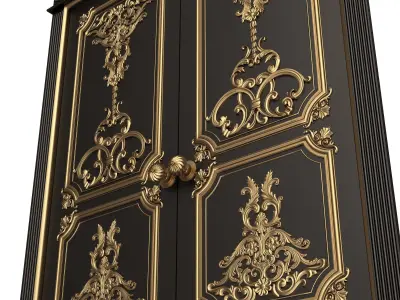 Doors Collection 0201 Low-poly 3D model