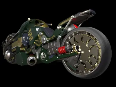 Cyber-moto 3D model