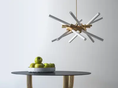 Astral Agnes Chandelier 3D model