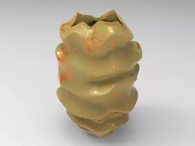 Joa Vase Low-poly 3D model