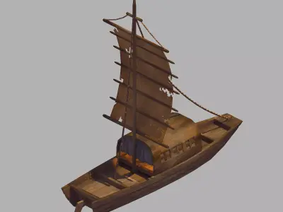 Game Crescent Crescent - Sailboat 03 3D model