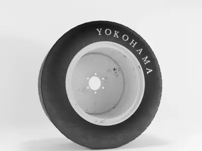 Car Tire 3D model 13