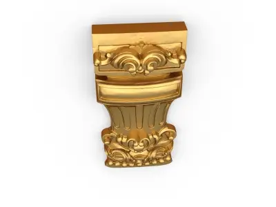 Classic carved decor ornament 478 3D print model