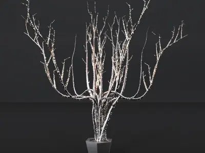 Outdoor lighting installation 3D model