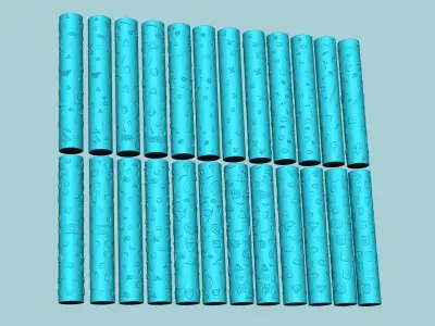 24 Texture Roll Branded Collection - Fondant Decoration Maker