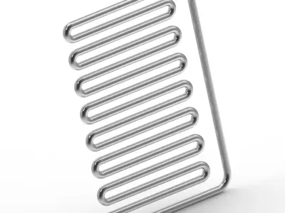Refrigerator Condenser Coil 3D print model