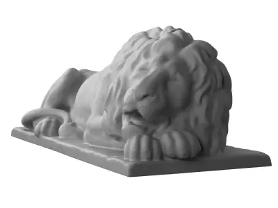 Lion from Lviv 3D print model