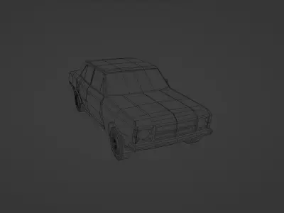 Chevrolet Opala 1975 Low-poly 3D model