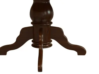 Wooden table with veneers 4000 3D model