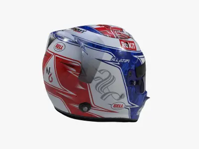 Latiffi helmet 2020 Low-poly 3D model