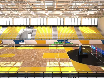 Multipurpose Stadium 3D model