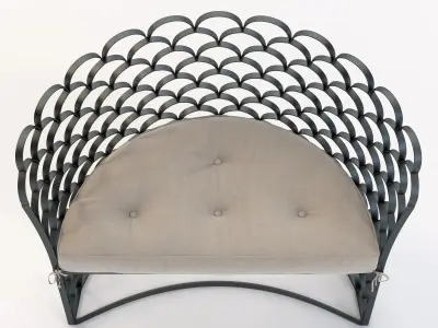 Arteriors Vero Contemporary Chair 3D model