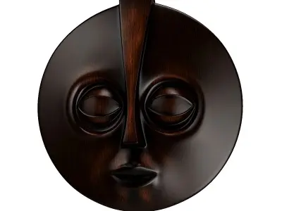 African Mask 2 3D model