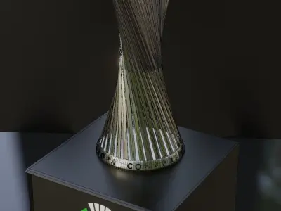 UEFA Europa Conference League Trophy 3D model