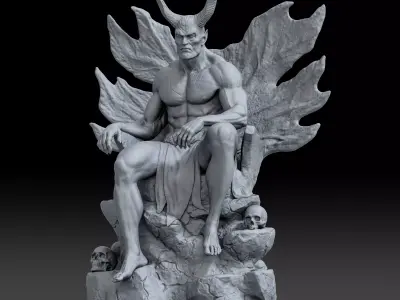 Demon 3D print model