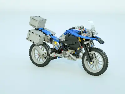 LEGO motorcycle 3D model