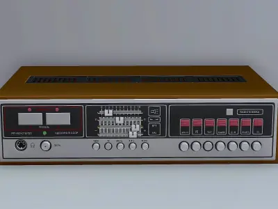 Rare HI FI Amplifier 3D model