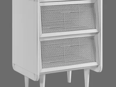 La Redoute Interieurs Bedside Tables Set 4 3D model