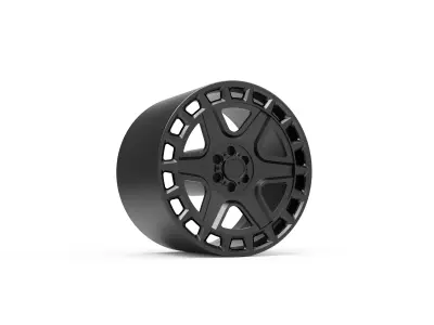 BLACK RHINO 6 spokes york 3D print model