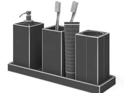 Bathroom Accessories 3D model