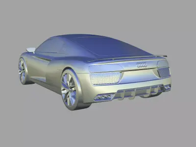 Audi R8 V10 Plus 3D model