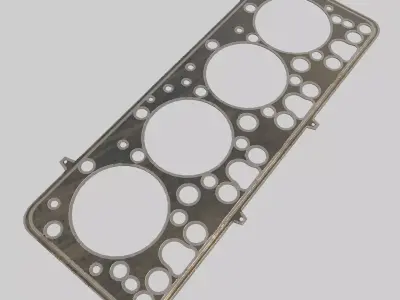 Cylinder Head Gasket Low-poly 3D model