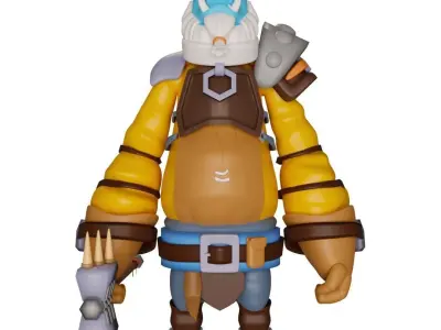 Godzilla world of warcraft action figure 3D model