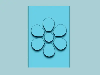 Stamp 17 - Flower - Fondant Decoration Maker Toy 3D print model