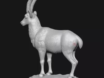 antelope 3D print model