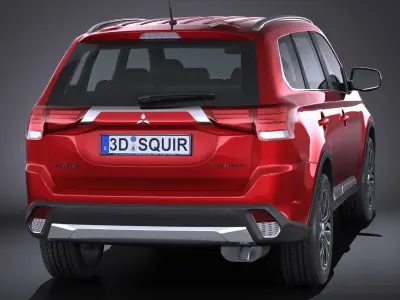 Mitsubishi Outlander 2016 3D model