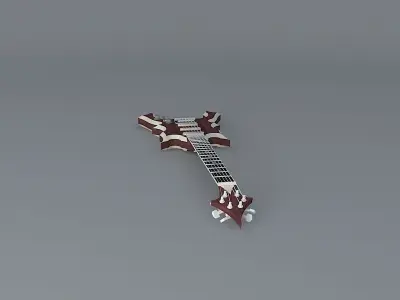 Mach 7 guitar Free 3D model