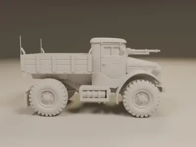 combat truck 3D print model from CGTrader