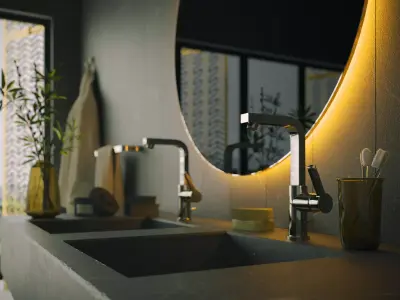 Small corona render scene  3D model